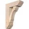 Ekena Millwork Olympic Slat Smooth Bracket w/ Offset Brace, Douglas Fir, 7 1/2"W x 22"D x 30"H BKT0806X22X30OLY06SDF - alternate 1